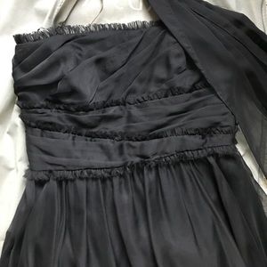 Monique Lhuillier Strapless Gown - maternity hem